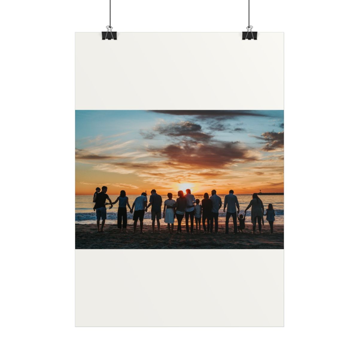 Poster personalizzato famiglia